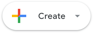 Screenshot: Google Calendar: The “Create” button